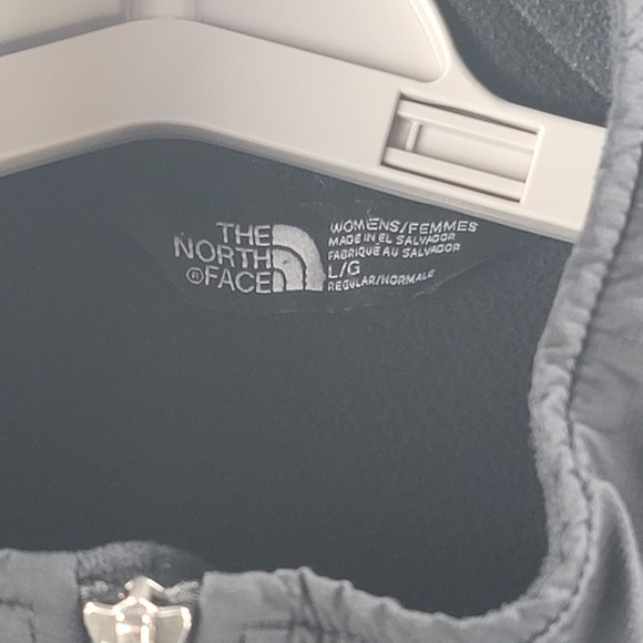 North Face Pullover Sweater Black Womens Large 1/4 Zip Jacket Long Sleeve Fleece - Picture 5 of 13